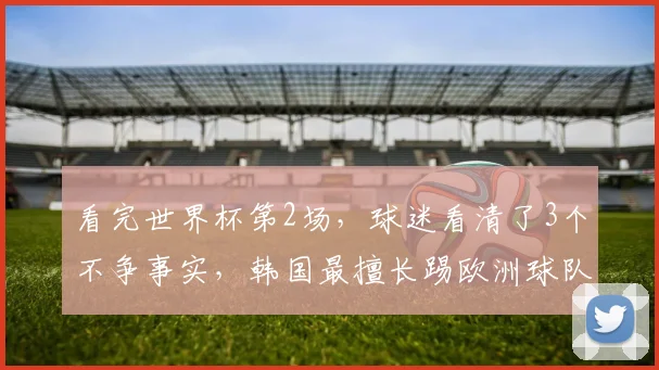 看完世界杯第2场,球迷看清了3个不争事实,韩国最擅长踢欧洲球队